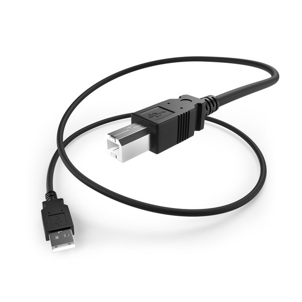 Unirise Usa 3Ft Usb 2.0 Printer Cable, A To B, Male-Male, Standard Printer Cable USB-AB-03F